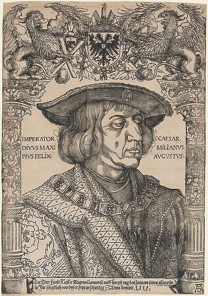 Emperor Maximilian I, 1519. Creator: Hans Weiditz