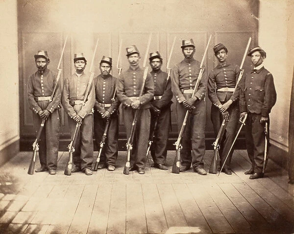 [Emperor Maximilians Firing Squad], 1867. Creator: Francois Aubert