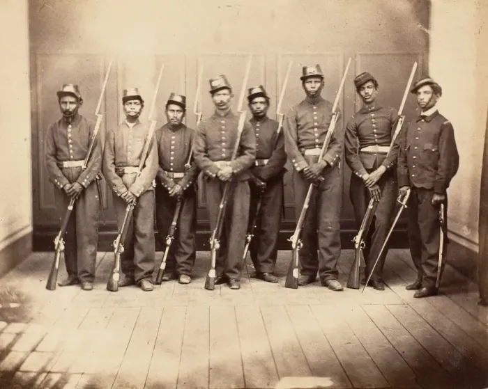 Framed Print : [Emperor Maximilians Firing Squad], 1867. Creator: Francois Aubert