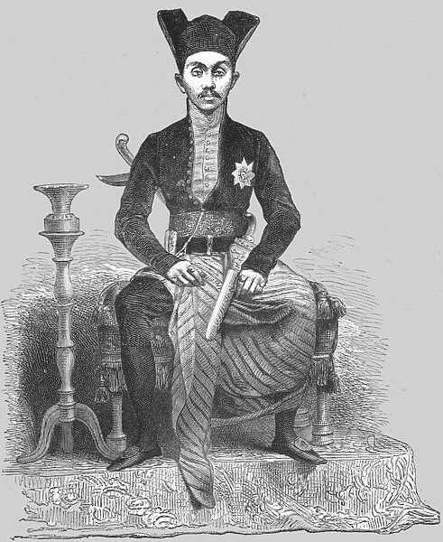 Emperor of Solo, Java; A Visit to Borneo, 1875. Creator: A.M. Cameron