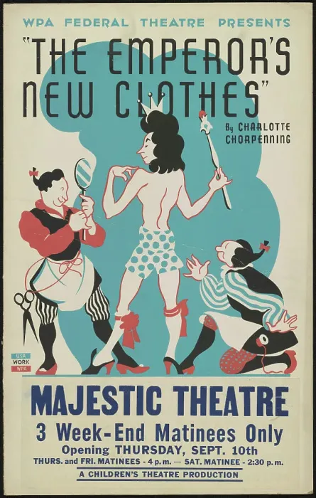 Framed Print : The Emperor's New Clothes, [193-]. Creator: Unknown