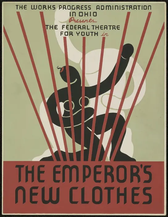 Framed Print : The Emperor's New Clothes, [193-]. Creator: Unknown