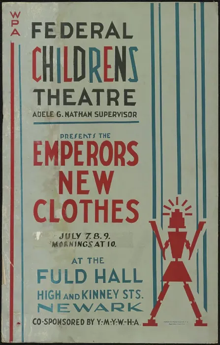Framed Print : The Emperor's New Clothes, Newark, NJ, 1937. Creator: Unknown Framed Print : The Emperor's New Clothes, Newark, NJ, 1937. Creator: Unknown