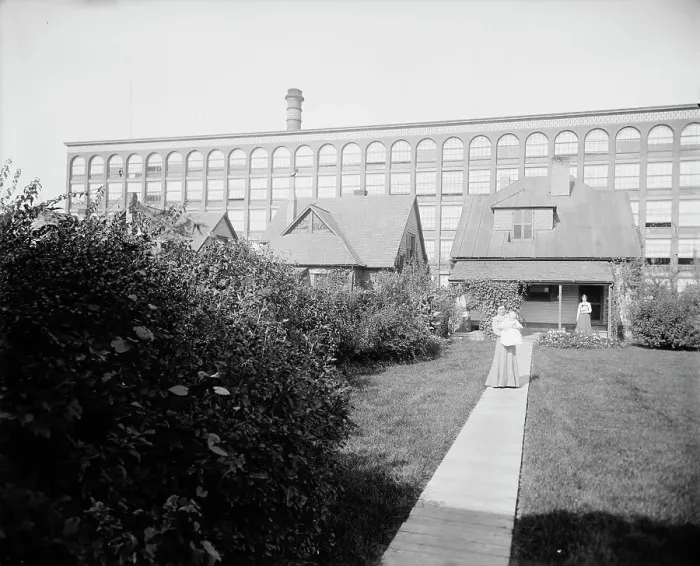 Framed Print : Employees residences, National Cash Register [Company], Dayton, Ohio, (1902?). Creator: Unknown