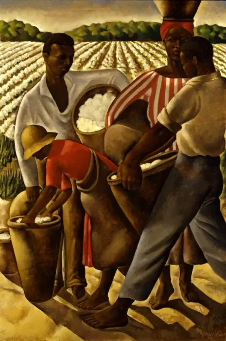 Framed Print : Employment of Negroes in Agriculture, 1934. Creator: Earle Richardson Framed Print : Employment of Negroes in Agriculture, 1934. Creator: Earle Richardson