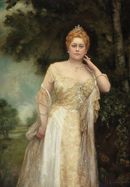 Empress Augusta Victoria (1858-1921), 1906. Creator: Hawkes, Clara M. (1861-1930)