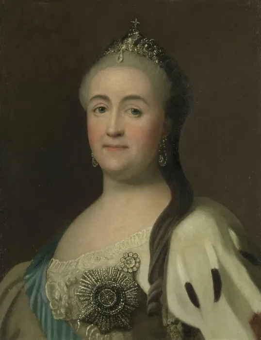 Framed Print : Empress Catherine II, Undated. Creator: Vigilius Erichsen Framed Print : Empress Catherine II, Undated. Creator: Vigilius Erichsen