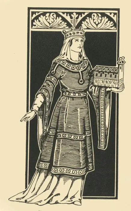 Framed Print : The Empress Cunigunda, (1002-1024), 1924. Creator: Herbert Norris Framed Print : The Empress Cunigunda, (1002-1024), 1924. Creator: Herbert Norris