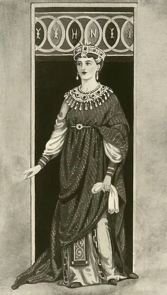An Empress of the Eastern or Western Empire - Fifth Century, B. C. 1924. Creator: Herbert Norris