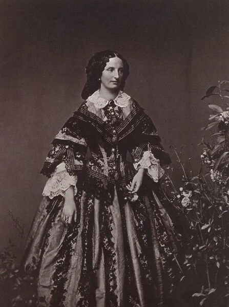 Empress Elisabeth of Austria, 19th century. Artist: Franz Hanfstaengl