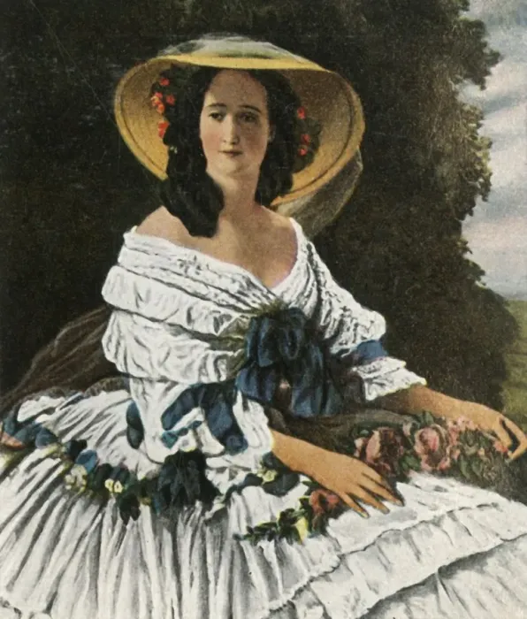 Framed Print : Empress Eugenie, (1936). Creator: Unknown Framed Print : Empress Eugenie, (1936). Creator: Unknown