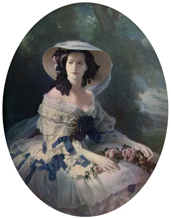 Framed Print : The Empress Eugenie, 19th century, (c1920). Artist: Franz Xaver Winterhalter Framed Print : The Empress Eugenie, 19th century, (c1920). Artist: Franz Xaver Winterhalter