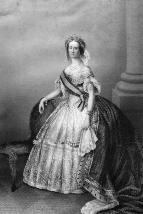 Framed Print : The Empress of the French, c1860. Artist: DJ Pound Framed Print : The Empress of the French, c1860. Artist: DJ Pound