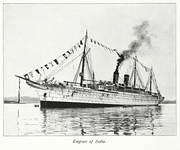 Framed Print : Empress of India, 1893. Creator: Unknown Framed Print : Empress of India, 1893. Creator: Unknown