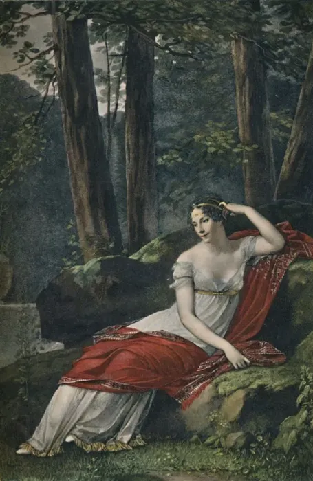 Framed Print : The Empress Josephine in the Park at Malmaison, 1809, (1896) Framed Print : The Empress Josephine in the Park at Malmaison, 1809, (1896)