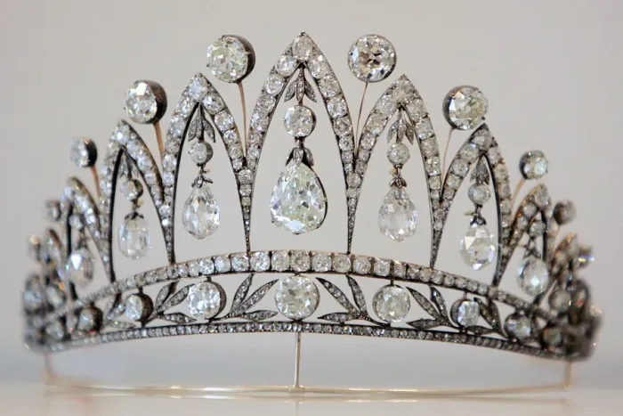 Framed Print : The Empress Josephine Tiara, c. 1890. Artist: Holmstrom, August (1829-1903) Framed Print : The Empress Josephine Tiara, c. 1890. Artist: Holmstrom, August (1829-1903)