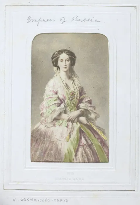 Framed Print : Empress of Russia, 1860-69. Creator: Emile Desmaisons Framed Print : Empress of Russia, 1860-69. Creator: Emile Desmaisons