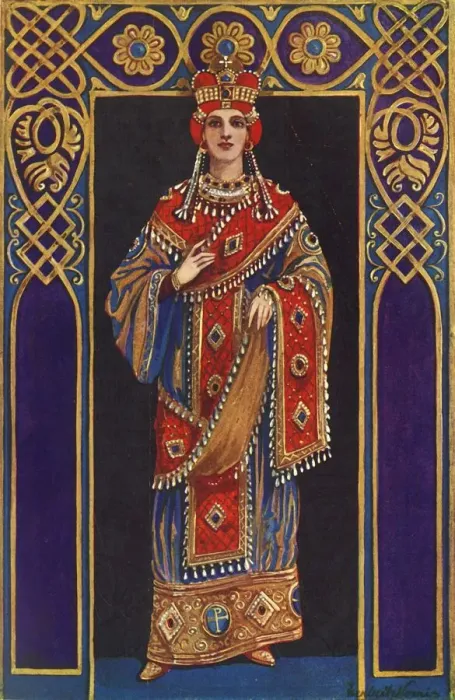 Framed Print : An Empress of the Tenth, Eleventh and Twelfth Centuries, A. D. 1924. Creator: Herbert Norris Framed Print : An Empress of the Tenth, Eleventh and Twelfth Centuries, A. D. 1924. Creator: Herbert Norris
