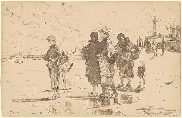 En route pour la peche (Setting Out to Fish), 1878. Creator: John Singer Sargent
