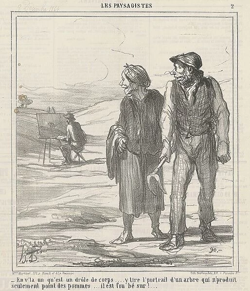 En v'la un qu'est un drole de corps... 19th century. Creator: Honore Daumier