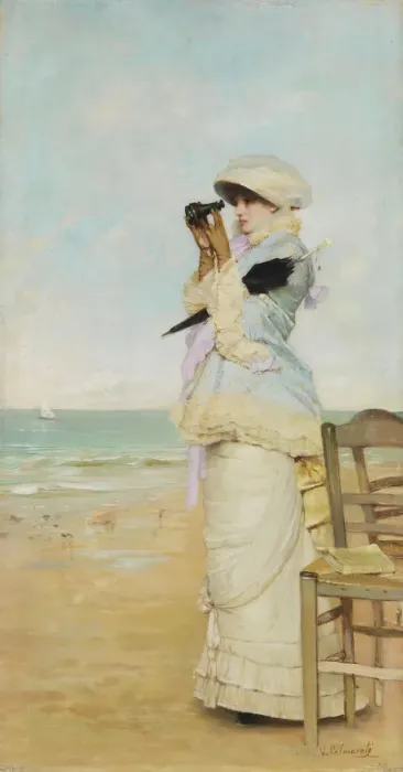 Framed Print : En vue. Artist: Palmaroli y Gonzalez, Vicente (1834-1896) Framed Print : En vue. Artist: Palmaroli y Gonzalez, Vicente (1834-1896)