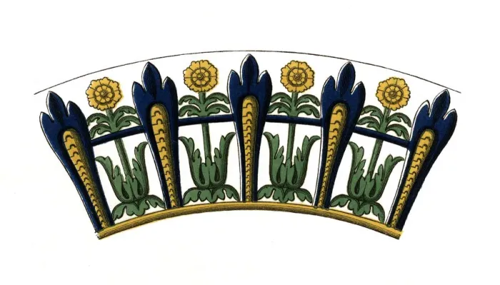 Framed Print : Detail from an enamelled dish, early 17th century, (1843). Artist: Henry Shaw Framed Print : Detail from an enamelled dish, early 17th century, (1843). Artist: Henry Shaw