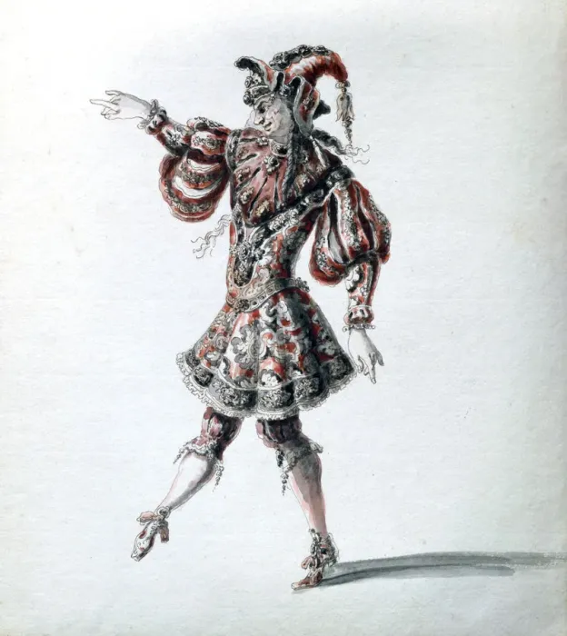 Framed Print : Enchanted Hero, c1684. Artist: Jean Berain Framed Print : Enchanted Hero, c1684. Artist: Jean Berain