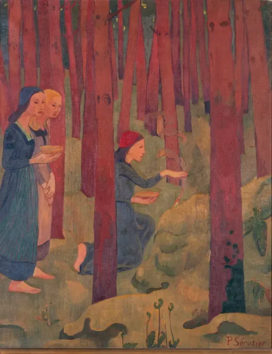 Framed Print : The enchantment or The sacred grove. (L Incantation ou Le Bois Sacre) Framed Print : The enchantment or The sacred grove. (L Incantation ou Le Bois Sacre)