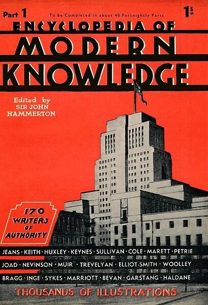Encyclopedia of Modern Knowledge Part 1 advertisement, 1935