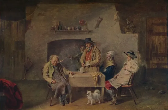 Framed Print : The End of the Chapter, 1822. Artist: Edmund Bristow Framed Print : The End of the Chapter, 1822. Artist: Edmund Bristow