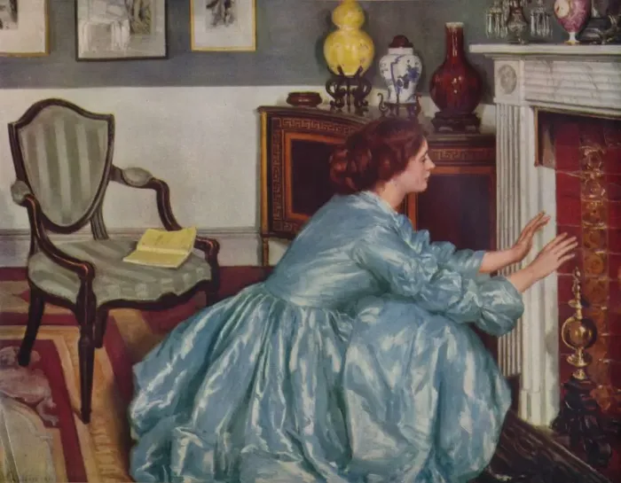 Framed Print : The End of the Chapter, 1911 (1935). Artist: Philip Wilson Steer Framed Print : The End of the Chapter, 1911 (1935). Artist: Philip Wilson Steer