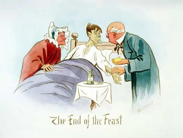 Framed Print : The End of the Feast, c1895. Artist: Martin Anderson Framed Print : The End of the Feast, c1895. Artist: Martin Anderson