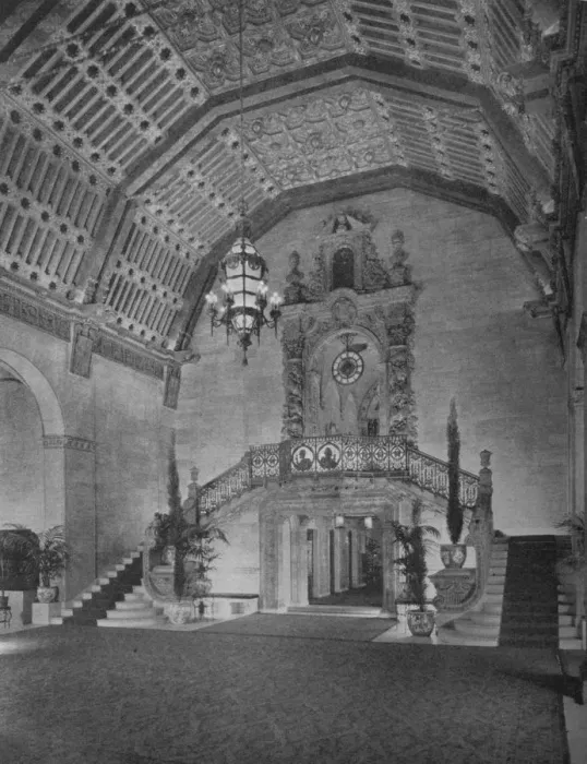 Framed Print : End of lobby, Los Angeles Biltmore Hotel, Los Angeles, California, 1923 Framed Print : End of lobby, Los Angeles Biltmore Hotel, Los Angeles, California, 1923