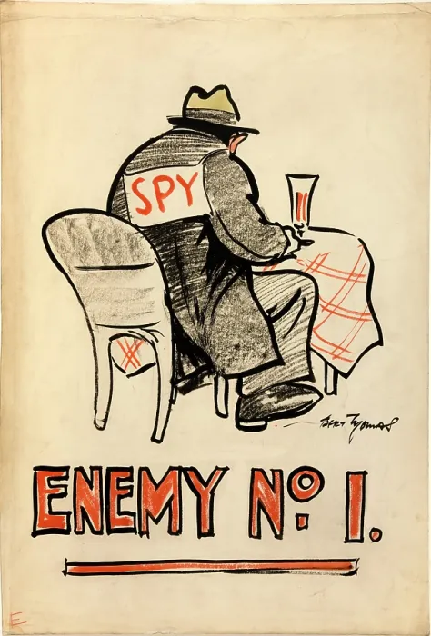 Framed Print : Enemy No.1, World War II poster, 1939-1946. Creator: Central Office of Information. Enemy No.1, World War II poster, 1939-1946. Creator: Central Office of Information Framed Print : Enemy No.1, World War II poster, 1939-1946. Creator: Central Office of Information. Enemy No.1, World War II poster, 1939-1946. Creator: Central Office of Information