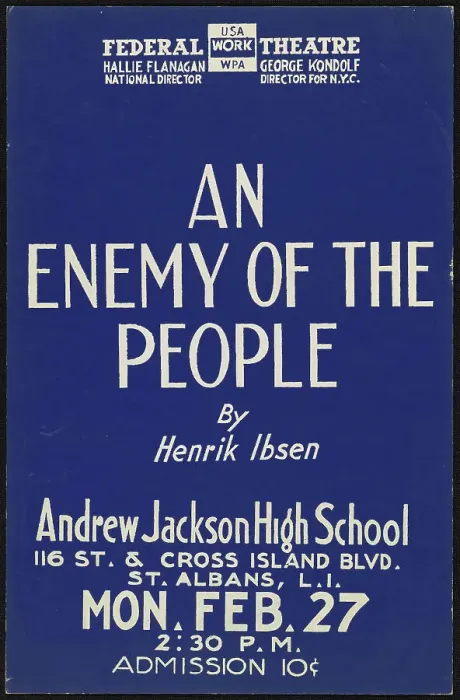 Framed Print : An Enemy of the People, [193-]. Creator: Unknown