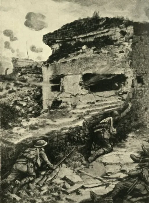 Framed Print : The Enemys New Defence System in 1917... (c1920). Creator: Unknown Framed Print : The Enemys New Defence System in 1917... (c1920). Creator: Unknown