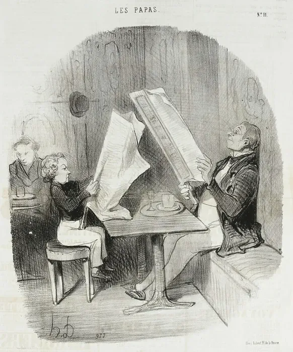 Framed Print : Un enfant que s'amuse de peu...1847. Creator: Honore Daumier Framed Print : Un enfant que s'amuse de peu...1847. Creator: Honore Daumier