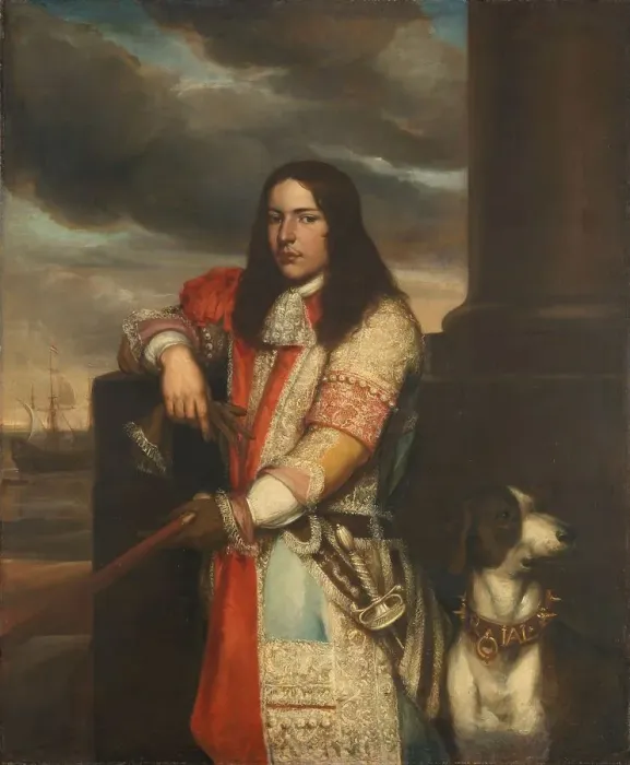 Framed Print : Engel de Ruyter (1649-83), Vice Admiral, Son of Michiel Adriaensz de Ruyter, 1667-1680. Creator: Jan Lievens Framed Print : Engel de Ruyter (1649-83), Vice Admiral, Son of Michiel Adriaensz de Ruyter, 1667-1680. Creator: Jan Lievens