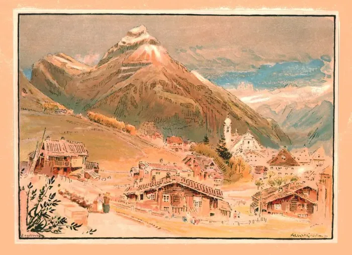 Framed Print : Engelberg, (c1900). Creator: Unknown Framed Print : Engelberg, (c1900). Creator: Unknown