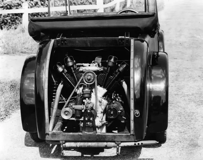 Framed Print : Engine of a 1931 Rover Scarab. Creator: Unknown Framed Print : Engine of a 1931 Rover Scarab. Creator: Unknown