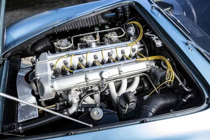 Framed Print : Engine of a 1961 Aston Martin DB4 GT SWB lightweight. Creator: Unknown Framed Print : Engine of a 1961 Aston Martin DB4 GT SWB lightweight. Creator: Unknown