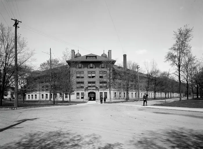 Framed Print : Engineering building, U[niversity] of M[ichigan], Ann Arbor, Mich. between 1904 and 1920. Creator: Unknown