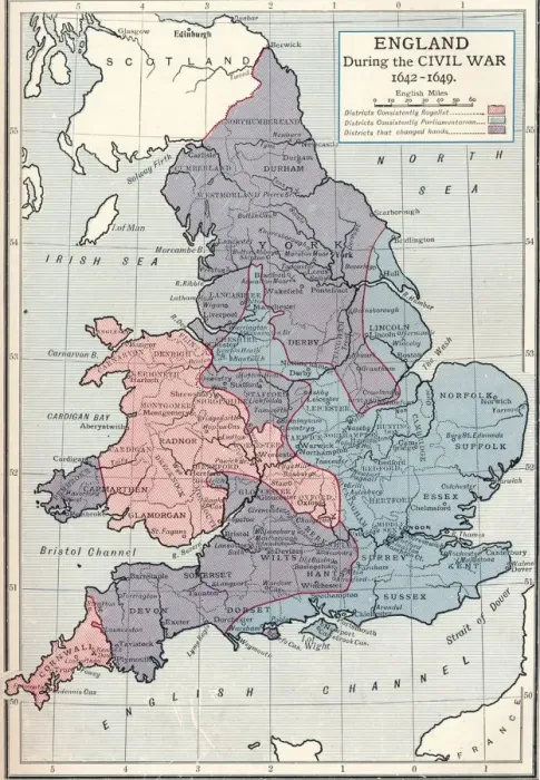 Framed Print : England during the Civil War, 1642-1649 (1905) Framed Print : England during the Civil War, 1642-1649 (1905)