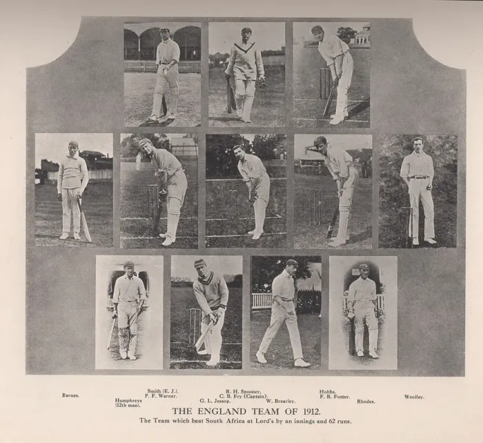 Framed Print : The England cricket team of 1912 Framed Print : The England cricket team of 1912