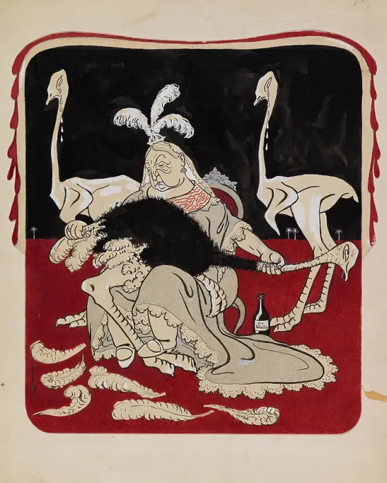 Framed Print : England's dream in South Africa, 1899. Creator: Heine, Thomas Theodor (1867-1948)