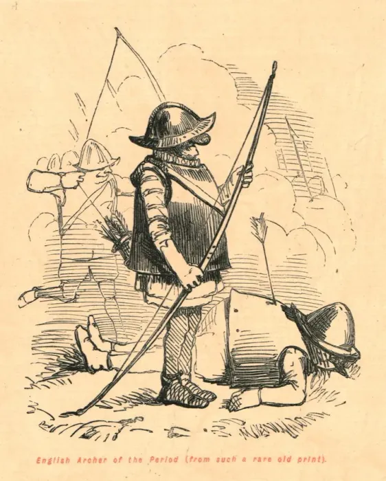 Framed Print : English Archer of the Period (from such a rare old print), 1897. Creator: John Leech Framed Print : English Archer of the Period (from such a rare old print), 1897. Creator: John Leech