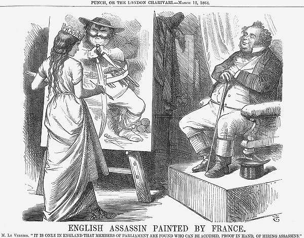 English Assassin Painted by France, 1864. Artist: John Tenniel