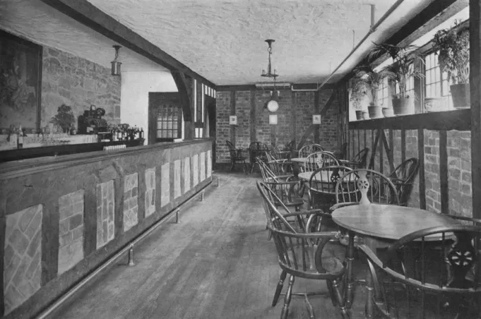 Framed Print : English bar in the basement, Hotel Royal Bermudiana, Hamilton, Bermuda, 1924 Framed Print : English bar in the basement, Hotel Royal Bermudiana, Hamilton, Bermuda, 1924