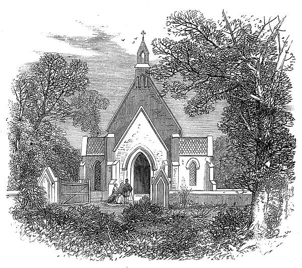 English church at Guzerat, 1864. Creator: Unknown