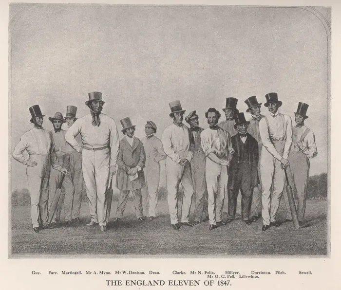 Framed Print : The English cricket eleven of 1846 (1912) Framed Print : The English cricket eleven of 1846 (1912)